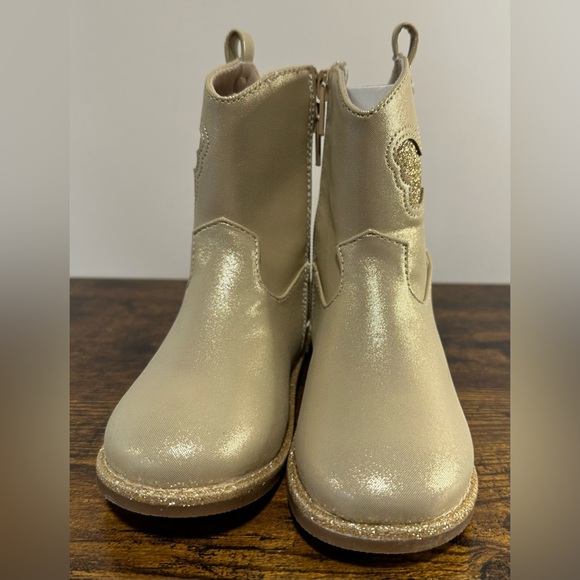 Miss Dynasty Toddler Girls Lil Jossie Rose Gold Cowboy Boots NWT Various… - Picture 7 of 7